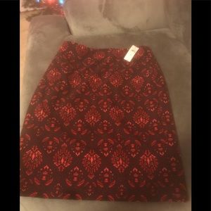 Anne Taylor patterned skirt